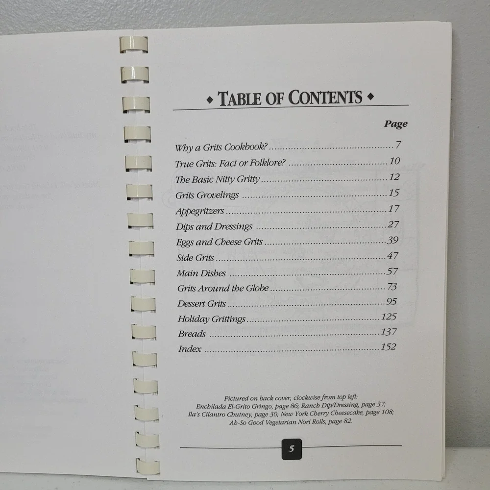 Gone With The Grits Cookbook by Diane Pfeifer Southern Recipes 1992 Spiral Bound